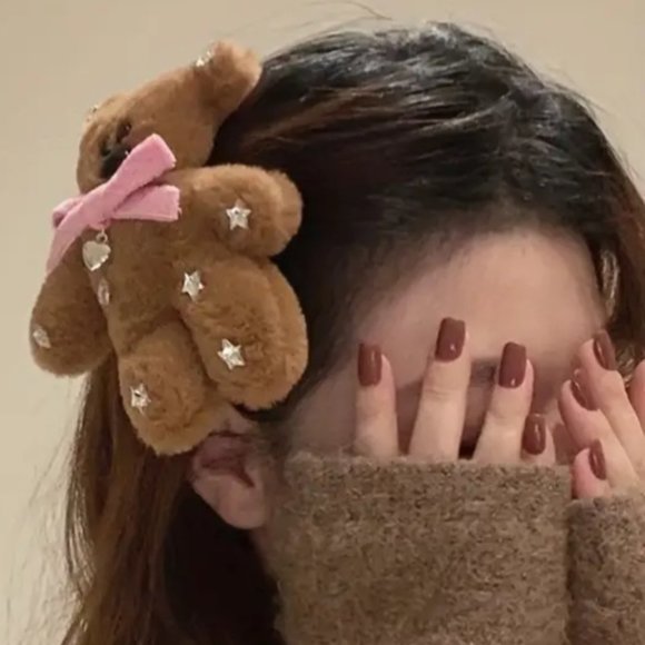 Teddy 🐻 Bear Hair Clip - Picture 7 of 8